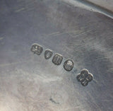 English Georgian Sterling Silver Tea Tray with Handles London 1814  (#6331)