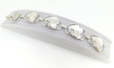Hand Wrought Sterling Silver Leaf Bracelet (#J4073)