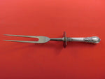 American Victorian by Lunt Sterling Silver Roast Carving Fork 10 3/4" Vintage