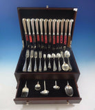 Queen Anne Williamsburg by Stieff Sterling Silver Dinner 12 Flatware Set 89 Pcs