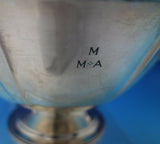 Arthur Stone Sterling Silver Bowl Footed 4 1/4" x 8 1/4" 17.5 ozt. c1930 (#5916)