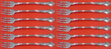 Melrose by Gorham Sterling Silver Cocktail Fork Set 12 pieces 5 1/4"