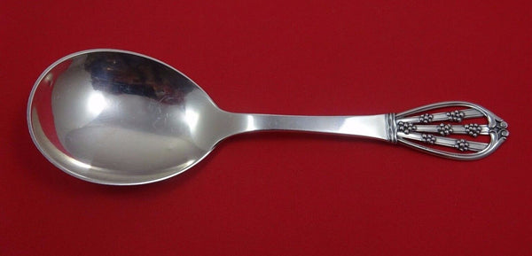 Danish Sterling Silver Berry Spoon 8" Serving