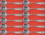 Wave Edge by Tiffany and Co Sterling Silver Gumbo Soup Spoon Set 12 pieces 8"
