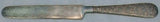 Woodbine Engraved by Seymour Sterling Silver FH All Sterling Regular Knife 8"