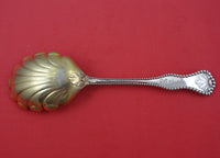 Charles II by Dominick and Haff Sterling Silver Berry Spoon Gold Washed 7 3/4"