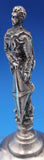 Italian 800 Silver Bell with Figural Handle Man 5 1/4" no clapper (#8380)