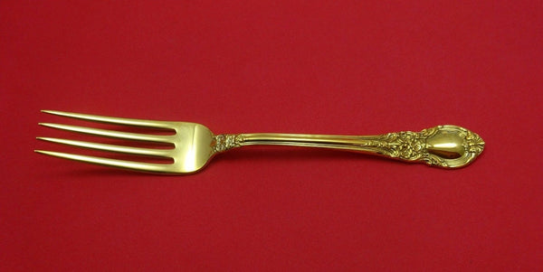 American Victorian Vermeil by Lunt Sterling Silver Regular Fork 7 1/4"