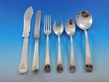 #19 by Durgin Sterling Silver Flatware Set for 12 Service 212 pieces Dinner Deco