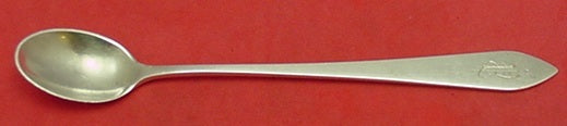 Clinton by Stieff Sterling Silver Iced Tea Spoon 7 3/8" Vintage Silverware