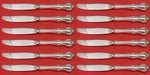 Debussy by Towle Sterling Silver Butter Spreaders HH modern Set 12pcs 6 1/2"