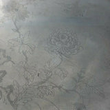 Chinese Sterling Silver Serving Plate with Chrysanthemum Bird Dragonfly (#6194)