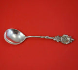 Harlequin by Reed and Barton Sterling Silver Chocolate Spoon w/ Wild Rose 4 1/2"