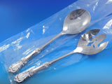 Burgundy by Reed and Barton Sterling Silver Salad Serving Set Pierced Custom