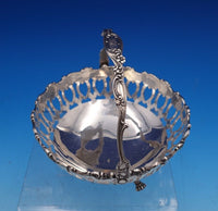 Floral by Theodore Starr Sterling Silver Candy Dish w/Swing Handle #888 (#7782)