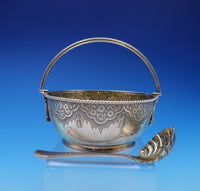 Horace Woodward English Sterling Silver Sugar Bowl and Sifter Set in Box (#3212)