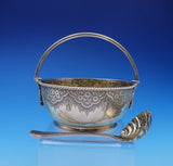 Horace Woodward English Sterling Silver Sugar Bowl and Sifter Set in Box (#3212)