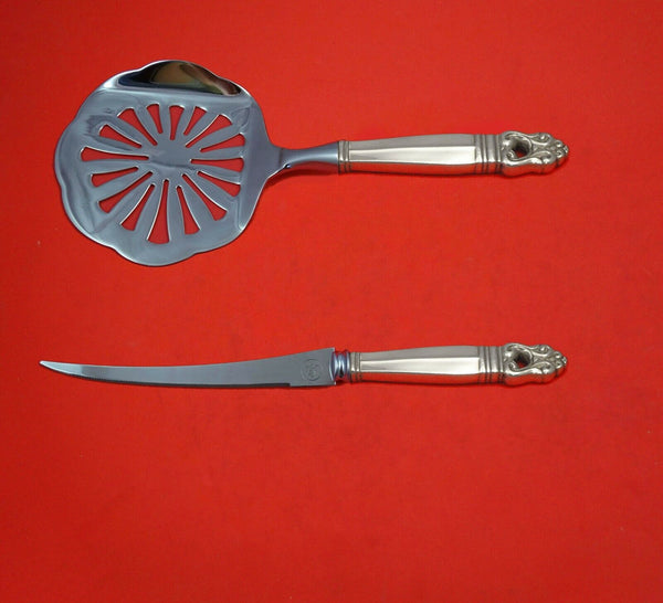 Royal Danish by International Sterling Silver Tomato Serving Set 2pc Custom Made