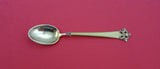Anitra by Th. Olsens Silver Demitasse Spoon yellow enamel Vermeil 3 3/4"