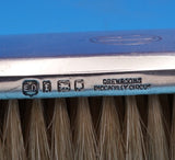 Drew and Sons English Estate Sterling Silver Clothes Brush 6 1/2"x1 1/2" (#9245)