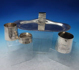 Arts and Crafts by Shiebler Sterling Silver Smoking Set 4pc #117B (#5902)