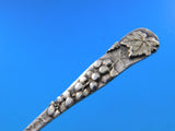 Lap Over Edge Tiffany & Co Sterling Silver Coffee Spoon GW Applied Grapes Vine