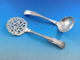 King by Kirk Stieff Sterling Silver Flatware Set Service 61 Pieces Shell Motif