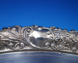 Vincenz Carl Dub Austrian .800 Silver Tray Oval Pierced Lattice Flowers #6813-2
