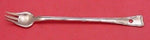 Lap Over Edge Plain by Tiffany Cocktail Fork Rare Copper Sample 6 1/8"