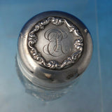 King Edward by Whiting Sterling Silver & Cut Crystal Dresser Jar 3 1/2" (#6135)