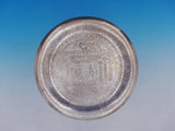 Egyptian Silver Hand Engraved Figural and Hieroglyphic Cookie Plate (#4296)
