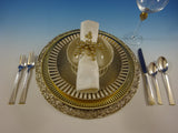 Gold Tip by Gorham Sterling Silver Flatware Set Service 101 Pcs Modernism