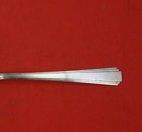 Coin Silver by Unknown Berry Spoon Gold Washed Deco Style 8 7/8" Serving