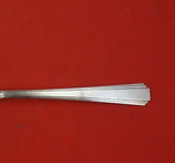 Coin Silver by Unknown Berry Spoon Gold Washed Deco Style 8 7/8" Serving