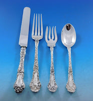 Poppy by Gorham Sterling Silver Flatware Set 12 Service 62 pcs Luncheon