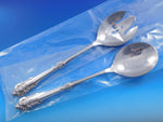 Grande Baroque by Wallace Sterling Silver Salad Serving Set Custom WS 11 1/2"