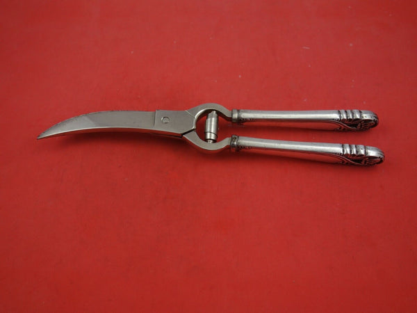 Spring Glory by International Sterling Silver Lobster Shears 10 3/8" Vintage