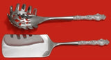 Irian by Wallace Sterling Silver Italian Serving Set 2pc HH w/ Stainless Custom