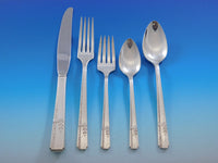 Grenoble by Prestige Oneida Silverplate Flatware Set Service 55 Pieces