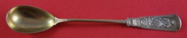 Fontainebleau by Gorham Sterling Silver Parfait Spoon Gold Washed 6" Heirloom