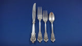 Grande Baroque by Wallace Sterling Silver Flatware Set For 8 Service 58 Pieces