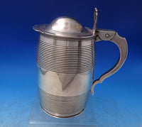 Thomas Hayter English Georgian Sterling Silver Tankard w/ Ribbed Barrel (#7156)