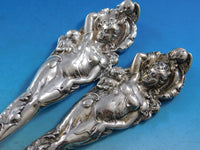 Love Disarmed by Reed and Barton Sterling Silver Salad Serving Set Old 10 1/2"