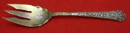 Cluny by Gorham Sterling Silver Salad Serving Fork GW AS Bright-Cut 10 1/2"