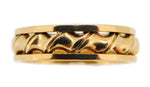 14k Yellow Gold Pierced Eternity Band 5.1mm (#J3915)