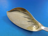 Lap Over Acid Etched Tiffany Sterling Silver Ice Cream Server Leaves GW 11 3/8"