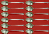 Damask Rose by Oneida Sterling Silver Grapefruit Spoon Custom Set 12 pcs Fluted