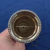 Sterling Tussie Mussie with Hand Engraved Leaves and Scrollwork (#J7462)