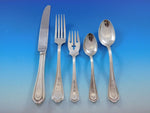 Hepplewhite Eng by Reed & Barton Sterling Silver Flatware Set Service 34 pcs