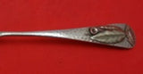 Applied Metals by Gorham Sterling Silver Berry Spoon Gold Copper Leaves 8 3/4"